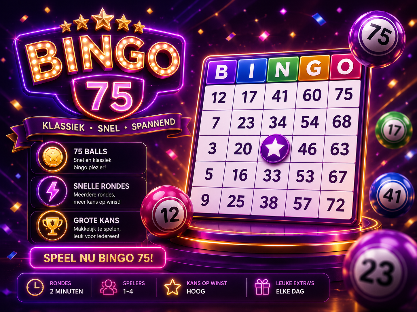 Promotionele afbeelding voor 75-ball bingo